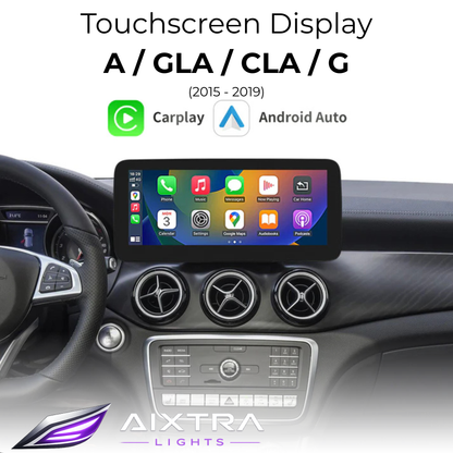 Touchscreen für Mercedes A-Klasse, CLA, GLA & G-Klasse – Wireless CarPlay & Android Auto