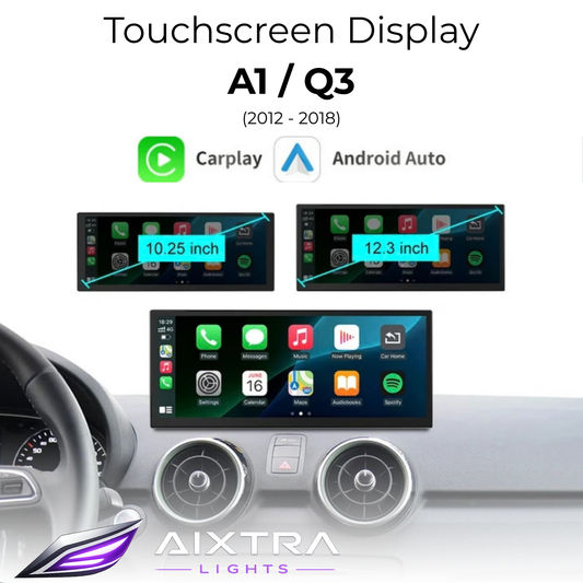 Touchscreen für Audi A1 & Q3 – Wireless CarPlay & Android Auto