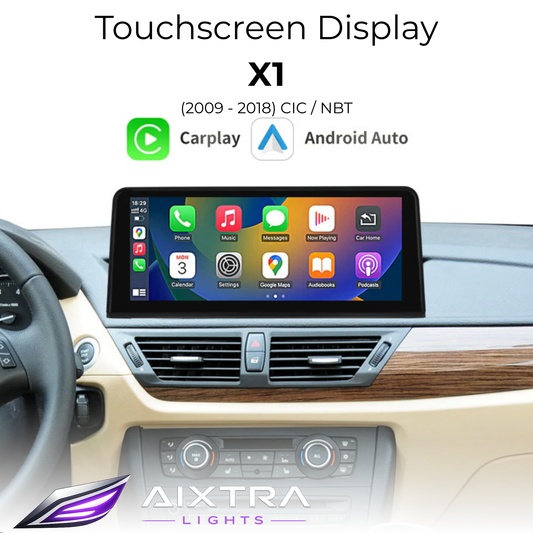 Touchscreen für BMW X1 E84 & F48 mit CIC oder NBT – Wireless CarPlay & Android Auto