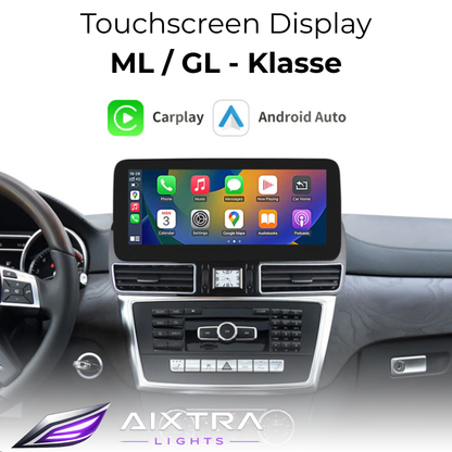 Touchscreen für Mercedes ML & GL – Wireless CarPlay & Android Auto
