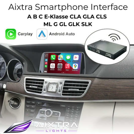 Wireless CarPlay & Android Auto Module for Mercedes NTG 4.5 / 4.7